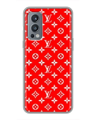 Чехол для OnePlus Nord 2 с картинкой «Яркий паттерн LV»