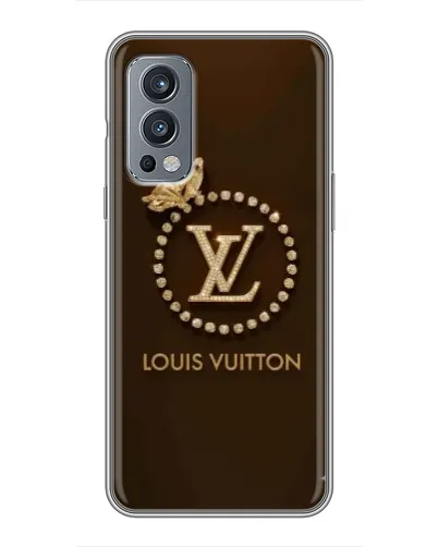 Чехол для OnePlus Nord 2 с картинкой «LV — золотая печать»