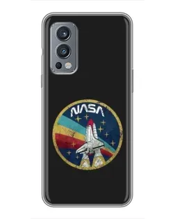 Чехол для OnePlus Nord 2 с картинкой «NASA — эмблема миссии»
