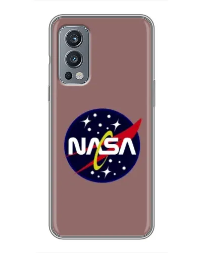Чехол для OnePlus Nord 2 с картинкой «NASA — ретро космос»