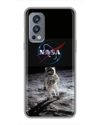 Чехол для OnePlus Nord 2 с картинкой «Астронавт на Луне»
