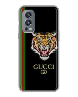 Чехол для OnePlus Nord 2 с картинкой «Тигр Gucci»