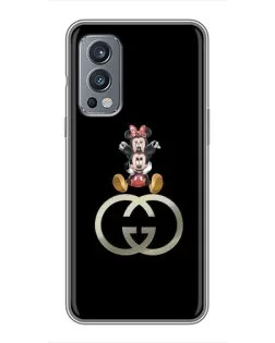 Чехол для OnePlus Nord 2 с картинкой «Минни Маус на лого» Чехол для OnePlus Nord 2 с картинкой «Минни Маус на лого»