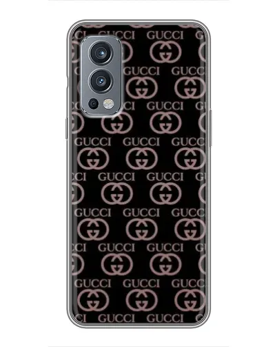 Чехол для OnePlus Nord 2 с картинкой «Классическая монограмма Gucci»