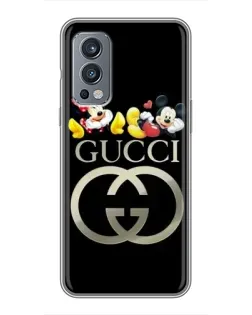 Чехол для OnePlus Nord 2 с картинкой «Gucci — герои Disney» Чехол для OnePlus Nord 2 с картинкой «Gucci — герои Disney»