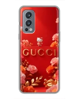 Чехол для OnePlus Nord 2 с картинкой «Gucci — золотой сад» Чехол для OnePlus Nord 2 с картинкой «Gucci — золотой сад»