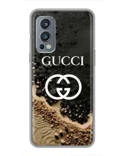 Чехол для OnePlus Nord 2 с картинкой «Gucci — песчаные дюны» Чехол для OnePlus Nord 2 с картинкой «Gucci — песчаные дюны»