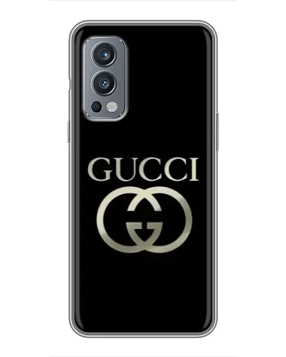 Чехол для OnePlus Nord 2 с картинкой «Gucci — золото на черном» Чехол для OnePlus Nord 2 с картинкой «Gucci — золото на черном»