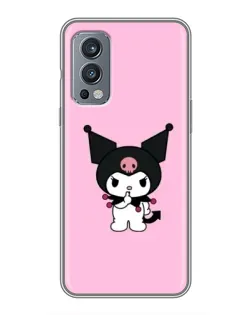 Чехол для OnePlus Nord 2 с картинкой «Kuromi — розовая нежность»