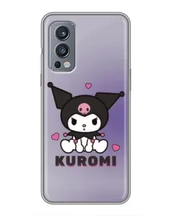 Чехол для OnePlus Nord 2 с картинкой «Kuromi — фиолетовый арт»