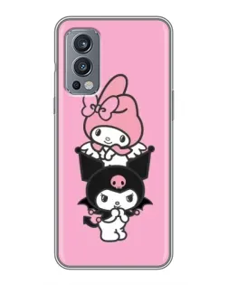 Чехол для OnePlus Nord 2 с картинкой «My Melody и Kuromi»