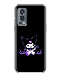 Чехол для OnePlus Nord 2 с картинкой «Электрическая Kuromi»