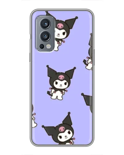 Чехол для OnePlus Nord 2 с картинкой «Паттерн с Kuromi»