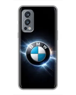 Чехол для OnePlus Nord 2 с картинкой «BMW — неоновое сияние» Чехол для OnePlus Nord 2 с картинкой «BMW — неоновое сияние»