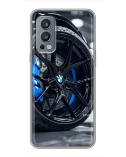Чехол для OnePlus Nord 2 с картинкой «Колесо BMW вблизи» Чехол для OnePlus Nord 2 с картинкой «Колесо BMW вблизи»