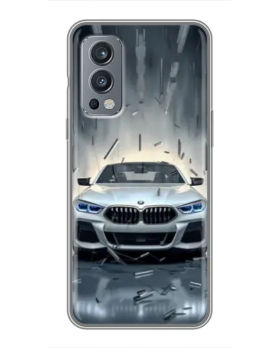 Чехол для OnePlus Nord 2 с картинкой «BMW в свете фар» Чехол для OnePlus Nord 2 с картинкой «BMW в свете фар»