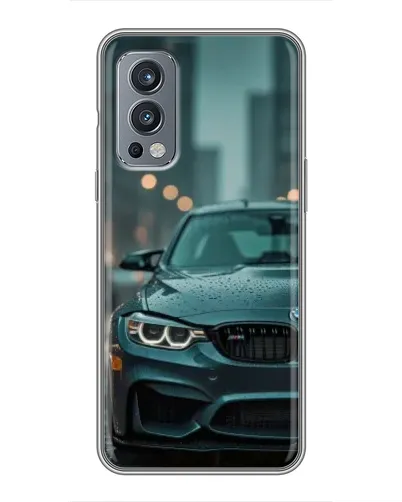 Чехол для OnePlus Nord 2 с картинкой «BMW в огнях города» Чехол для OnePlus Nord 2 с картинкой «BMW в огнях города»