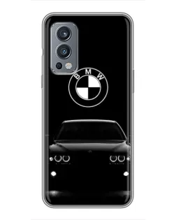 Чехол для OnePlus Nord 2 с картинкой «BMW — взгляд из темноты» Чехол для OnePlus Nord 2 с картинкой «BMW — взгляд из темноты»