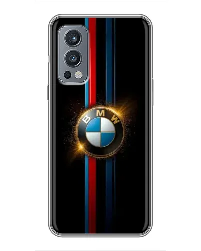 Чехол для OnePlus Nord 2 с картинкой «BMW M-Power неон» Чехол для OnePlus Nord 2 с картинкой «BMW M-Power неон»
