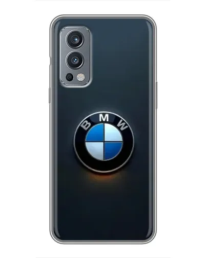 Чехол для OnePlus Nord 2 с картинкой «Логотип BMW — минимализм» Чехол для OnePlus Nord 2 с картинкой «Логотип BMW — минимализм»