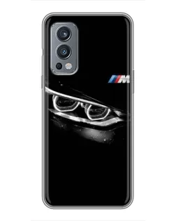 Чехол для OnePlus Nord 2 с картинкой «BMW — взгляд тигра» Чехол для OnePlus Nord 2 с картинкой «BMW — взгляд тигра»