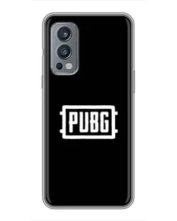 Чехол для OnePlus Nord 2 с картинкой «Лого BMW — металлический блеск»