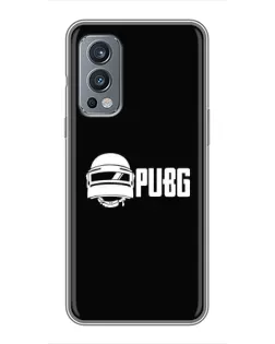 Чехол для OnePlus Nord 2 с картинкой «PUBG — классический лого»