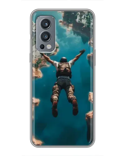 Чехол для OnePlus Nord 2 с картинкой «PUBG — свободное падение»