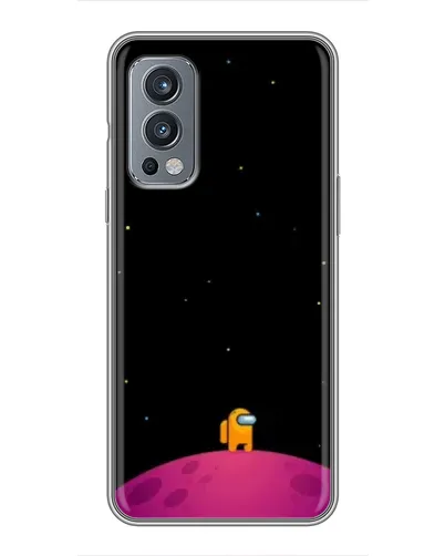 Чехол для OnePlus Nord 2 с картинкой «Одинокий герой на планете»