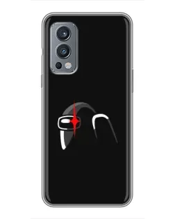 Чехол для OnePlus Nord 2 с картинкой «Among Us шлем» Чехол для OnePlus Nord 2 с картинкой «Among Us шлем»