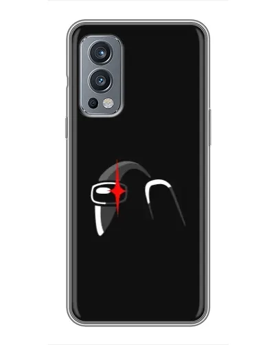 Чехол для OnePlus Nord 2 с картинкой «Among Us шлем»