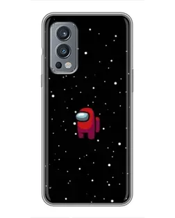 Чехол для OnePlus Nord 2 с картинкой «Красный Among Us» Чехол для OnePlus Nord 2 с картинкой «Красный Among Us»