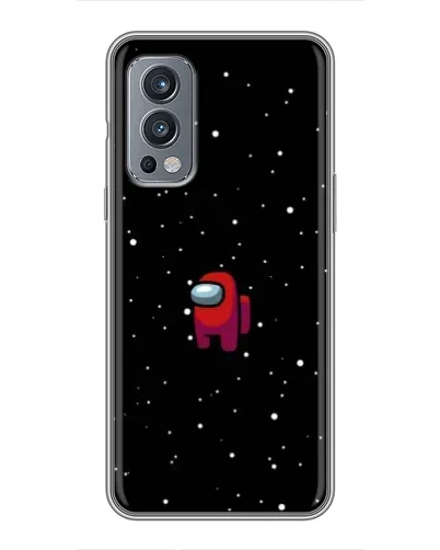 Чехол для OnePlus Nord 2 с картинкой «Красный Among Us»