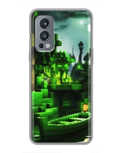 Чехол для OnePlus Nord 2 с картинкой «Minecraft лесной пейзаж» Чехол для OnePlus Nord 2 с картинкой «Minecraft лесной пейзаж»