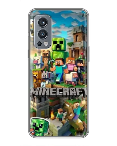 Чехол для OnePlus Nord 2 с картинкой «Замок Minecraft» Чехол для OnePlus Nord 2 с картинкой «Замок Minecraft»