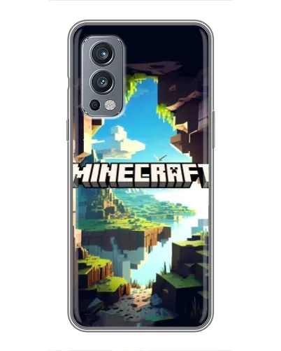 Чехол для OnePlus Nord 2 с картинкой «Пещера Майнкрафт» Чехол для OnePlus Nord 2 с картинкой «Пещера Майнкрафт»