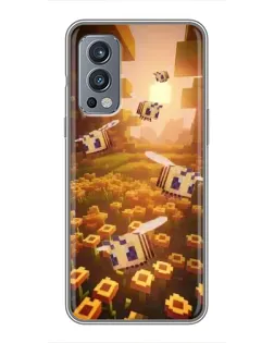 Чехол для OnePlus Nord 2 с картинкой «Поле подсолнухов»