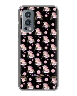 Чехол для OnePlus Nord 2 с картинкой «Magic Unicorn паттерн»