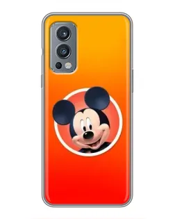 Чехол для OnePlus Nord 2 с картинкой «Mickey в круге»