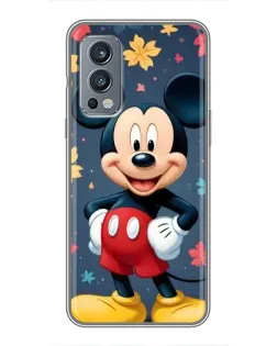 Чехол для OnePlus Nord 2 с картинкой «Осенний Mickey Mouse»