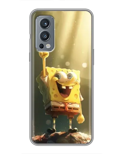 Чехол для OnePlus Nord 2 с картинкой «Сияющий Спанч Боб»