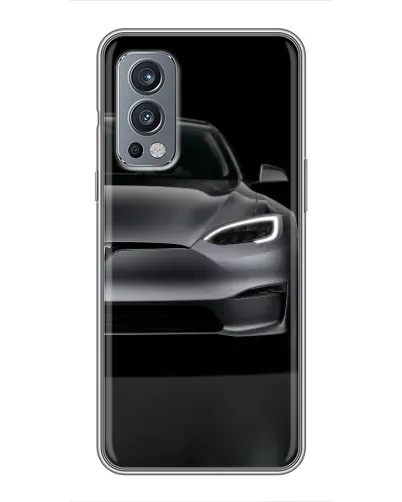Чехол для OnePlus Nord 2 с картинкой «Tesla Model S Look»