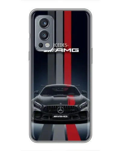Чехол для OnePlus Nord 2 с картинкой «Mercedes — белый карбон» Чехол для OnePlus Nord 2 с картинкой «Mercedes — белый карбон»