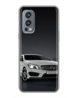 Чехол для OnePlus Nord 2 с картинкой «Mercedes AMG GT Silver» Чехол для OnePlus Nord 2 с картинкой «Mercedes AMG GT Silver»