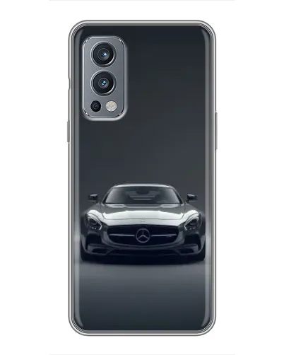 Чехол для OnePlus Nord 2 с картинкой «Mercedes на черном» Чехол для OnePlus Nord 2 с картинкой «Mercedes на черном»