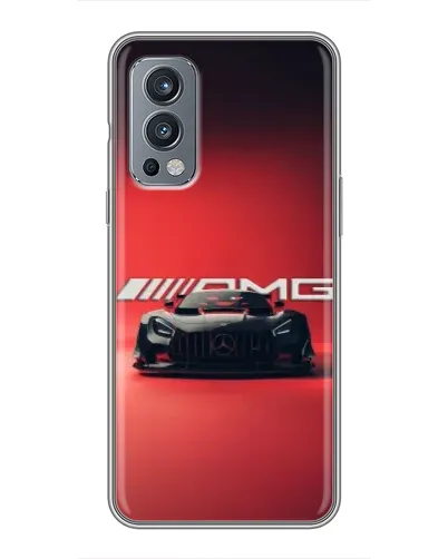 Чехол для OnePlus Nord 2 с картинкой «Mercedes AMG — красная линия» Чехол для OnePlus Nord 2 с картинкой «Mercedes AMG — красная линия»
