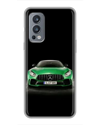 Чехол для OnePlus Nord 2 с картинкой «Mercedes — неоновый лого» Чехол для OnePlus Nord 2 с картинкой «Mercedes — неоновый лого»