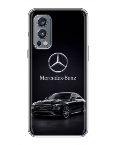 Чехол для OnePlus Nord 2 с картинкой «Mercedes — решетка радиатора» Чехол для OnePlus Nord 2 с картинкой «Mercedes — решетка радиатора»