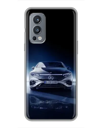 Чехол для OnePlus Nord 2 с картинкой «Ночной Mercedes EQ» Чехол для OnePlus Nord 2 с картинкой «Ночной Mercedes EQ»