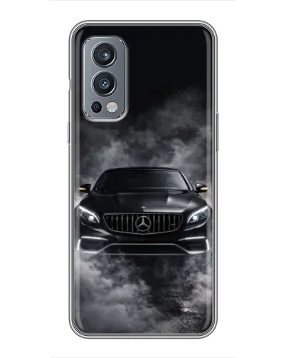 Чехол для OnePlus Nord 2 с картинкой «Mercedes в дыму» Чехол для OnePlus Nord 2 с картинкой «Mercedes в дыму»